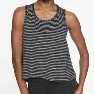 Athleta Chi Striped Muscle Tank S
